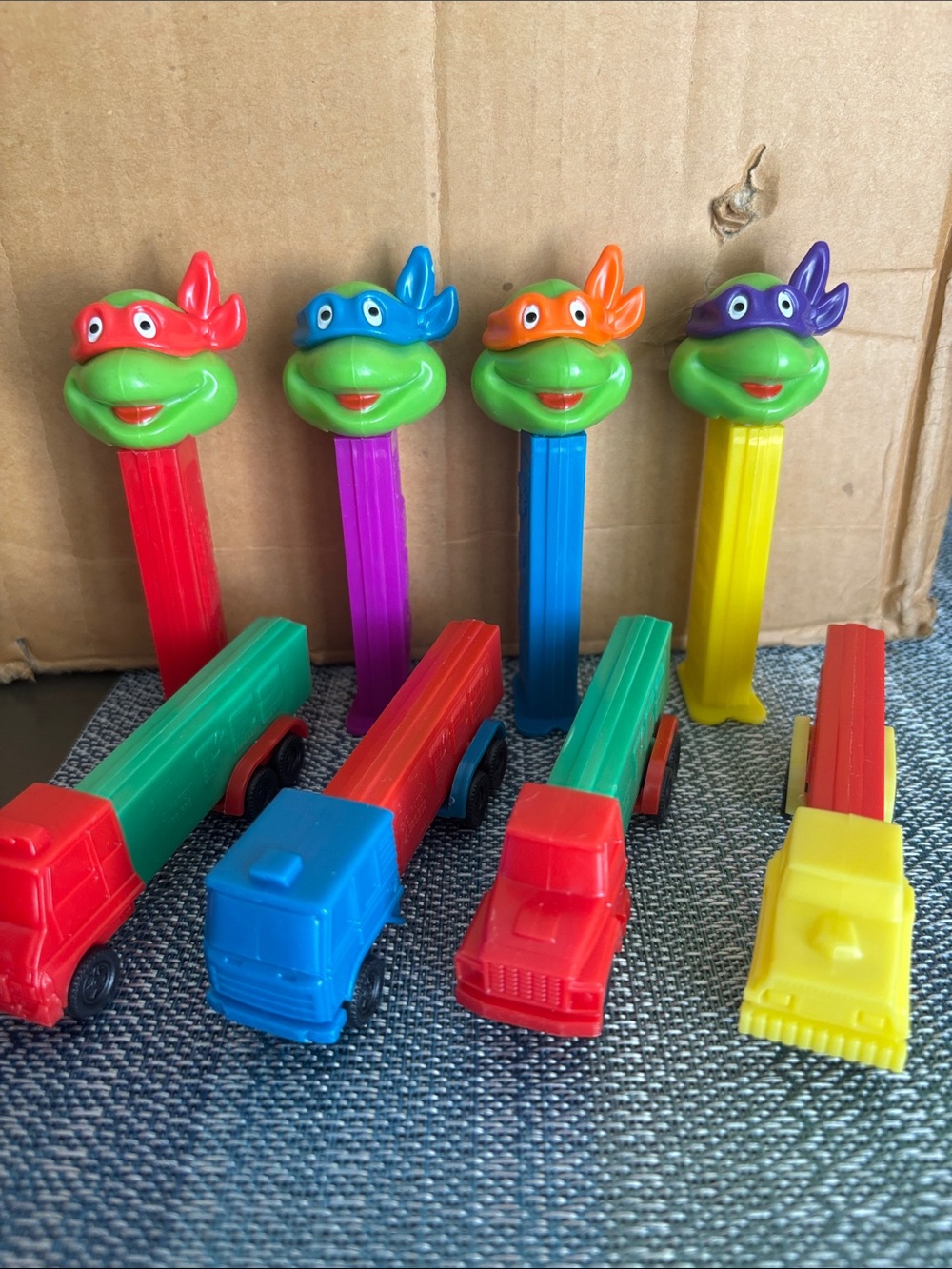 Teenage Mutant Ninja Turtles PEZ-Style Character Dispensers - Multi-Color Set